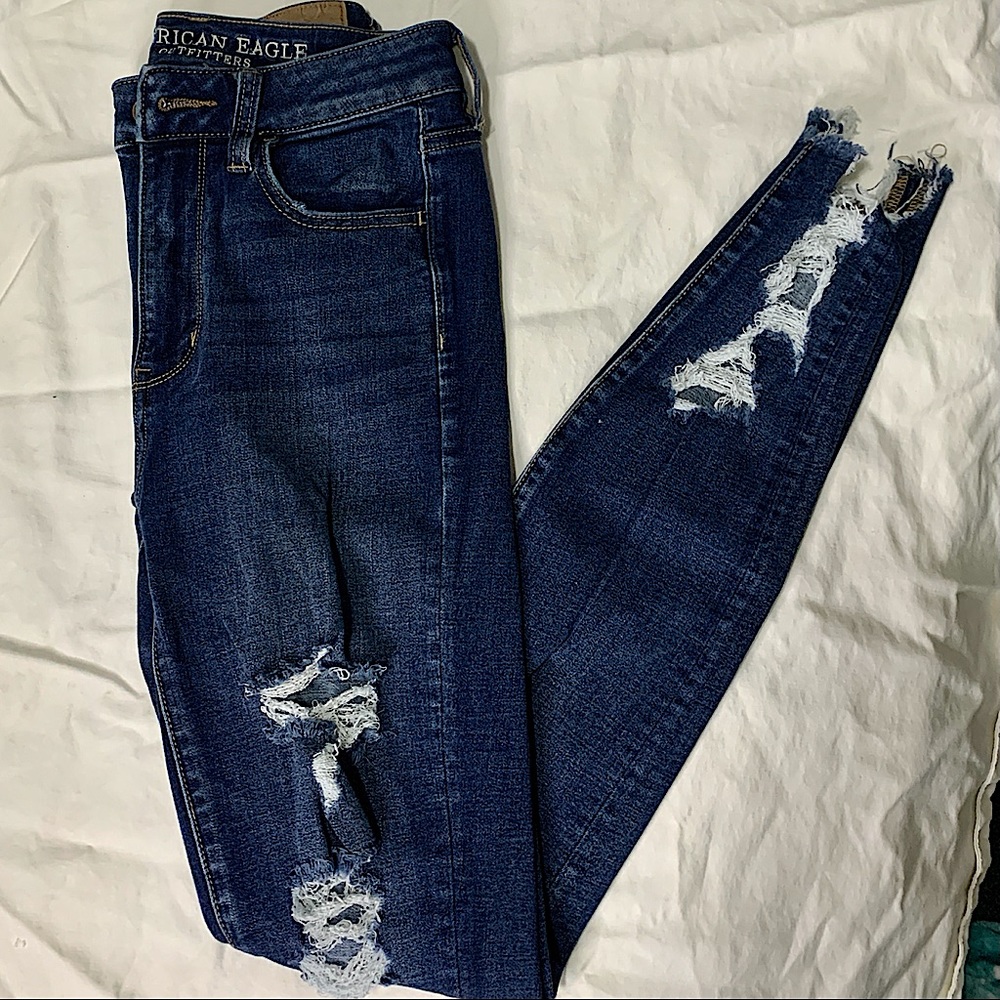 Super high rise jeggings